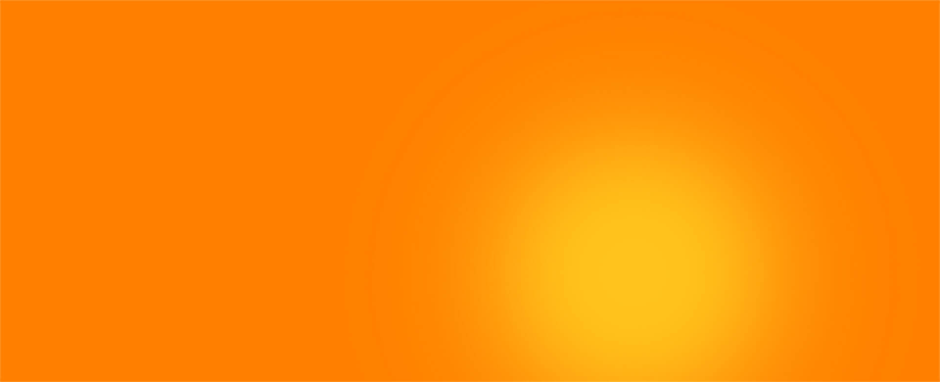 Banner de fundo laranja